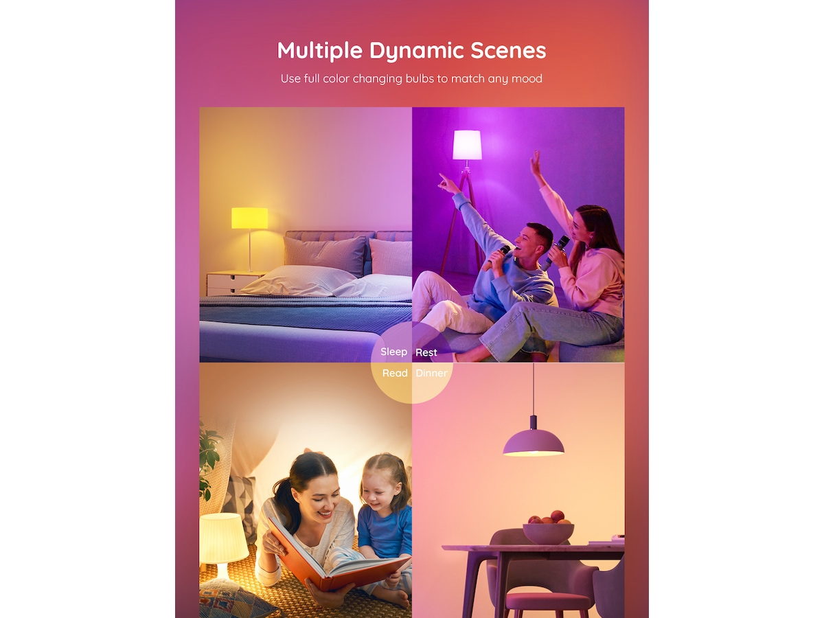 Govee WIFI & Bluetooth Smart Ljuskälla 800lm LED-lampor & glödlampor