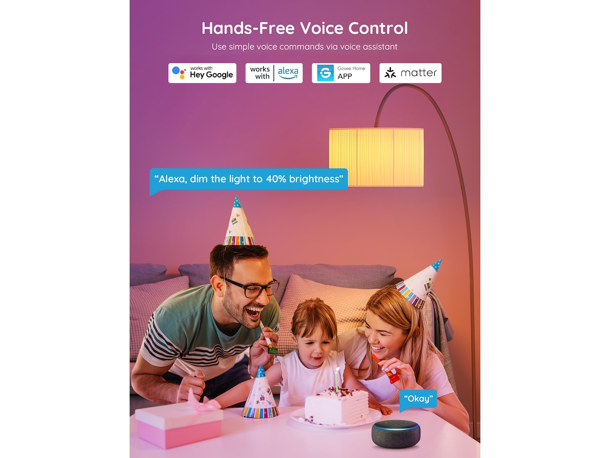 Govee WIFI & Bluetooth Smart Ljuskälla 800lm LED-lampor & glödlampor