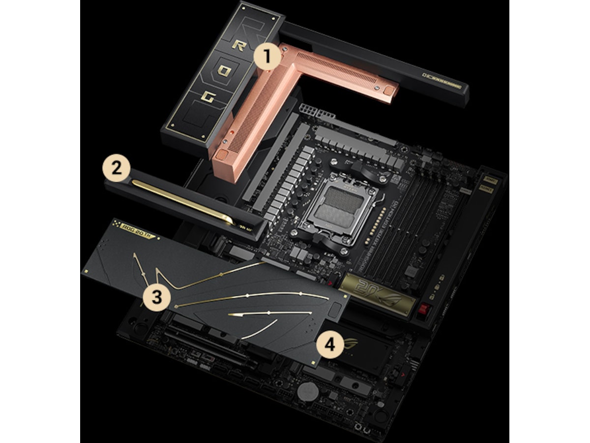 ASUS ROG Crosshair X870E Edition 20 moderkort AMD Socket
