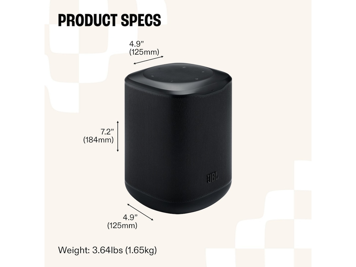JBL Cove M1 Wi-Fi Högtalare (svart) Trådlös / Bluetooth högtalare