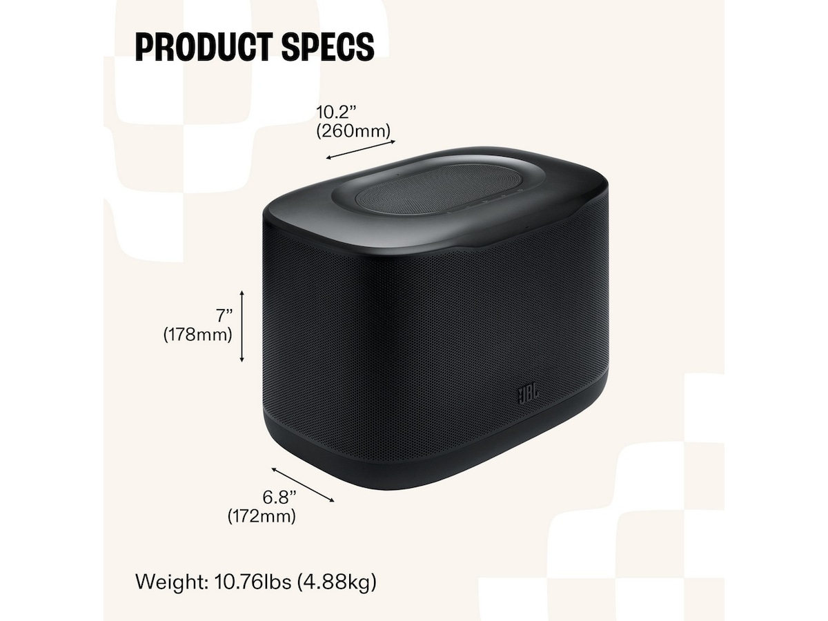 JBL Cove X1 Wi-Fi Högtalare (svart) Trådlös / Bluetooth högtalare