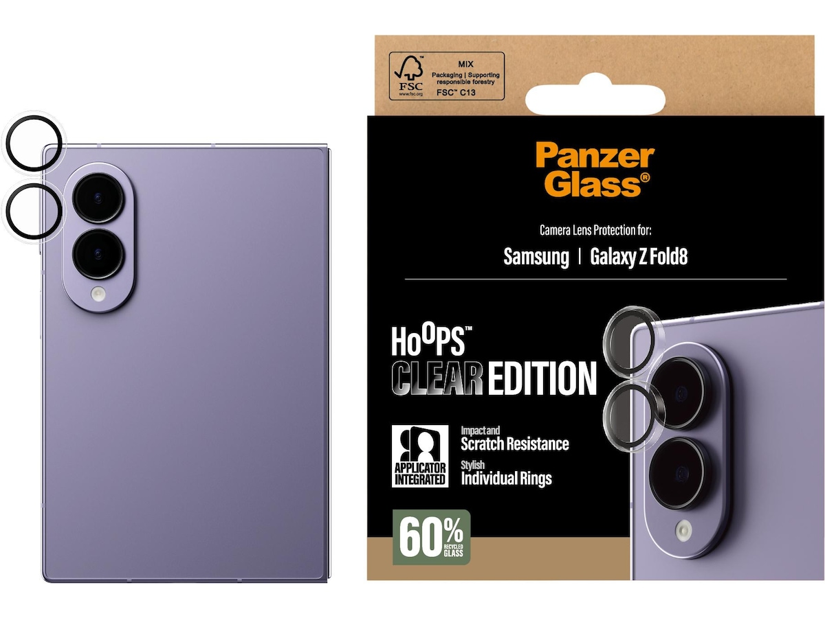 PanzerGlass Galaxy Z Fold 8 Hoops Linsskydd Skärmskydd mobiltelefon