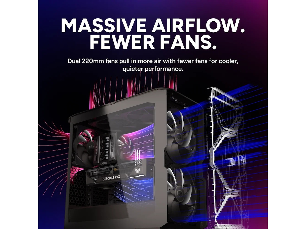 Cooler Master HAF II 500 med hög kylprestanda Midi tower