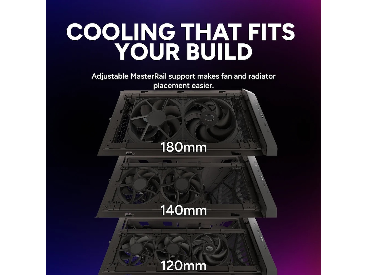 Cooler Master HAF II 500 med hög kylprestanda Midi tower