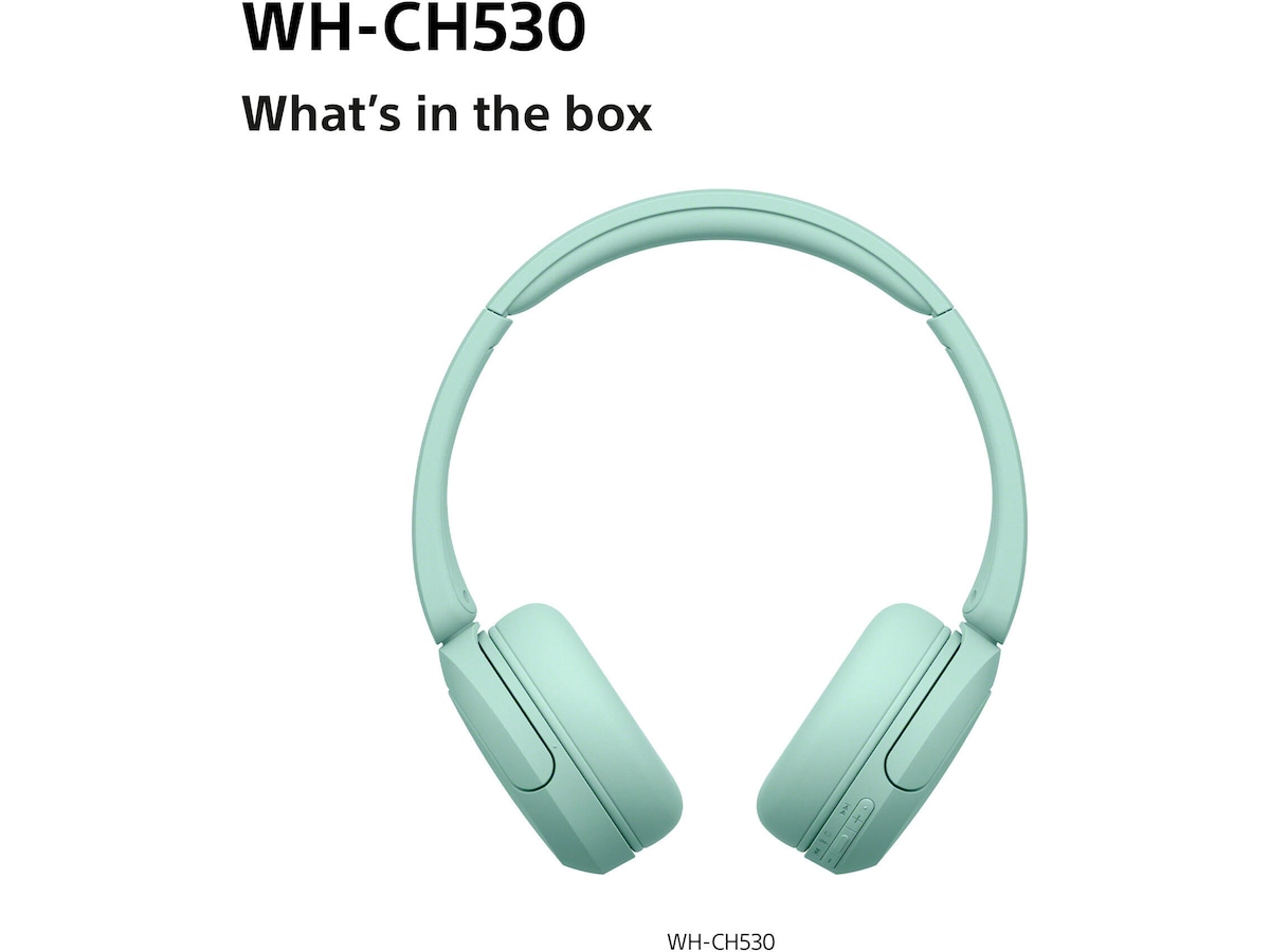 Sony WH-CH530 Trådlösa Bluetooth Hörlurar (mint) Hörlurar