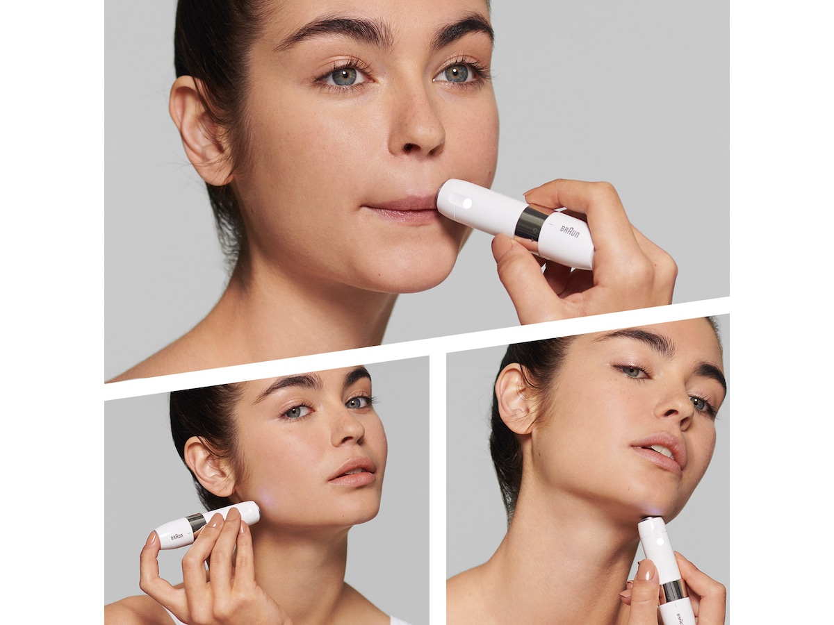 Face mini hårborttagare FS1000 med smartlight (vit) Epilator & IPL-hårborttagning
