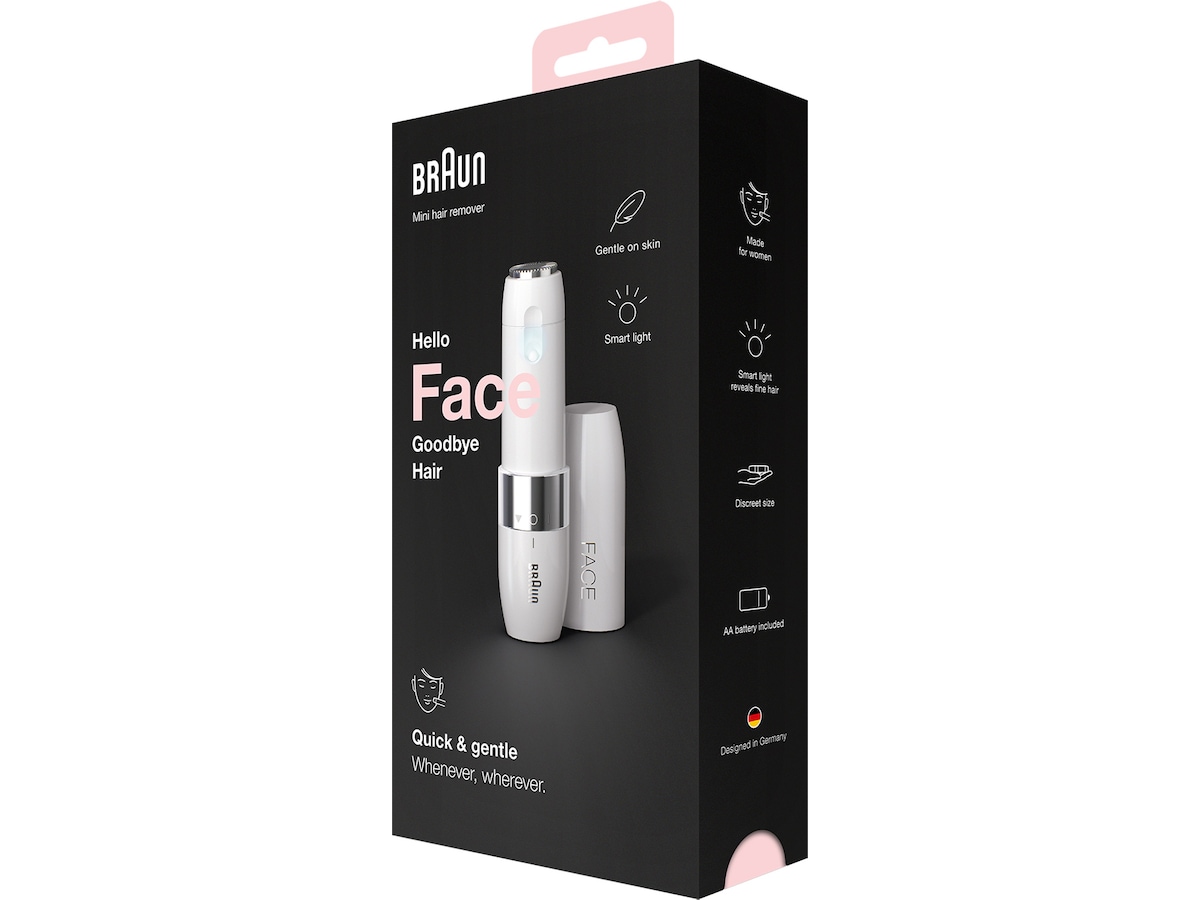 Face mini hårborttagare FS1000 med smartlight (vit) Epilator & IPL-hårborttagning