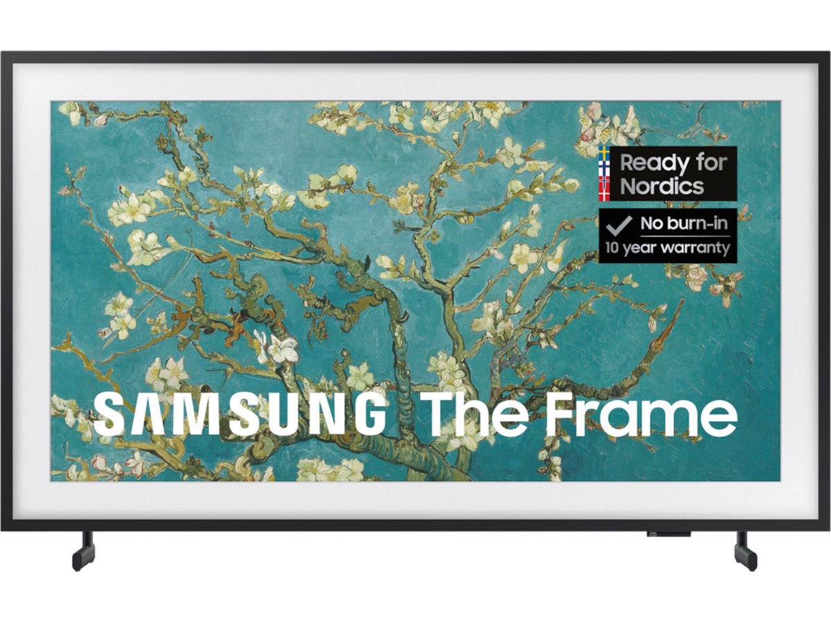Samsung 32" LS03C The Frame (2023) + sandguldfärgad ram 20 - 49 tums TV