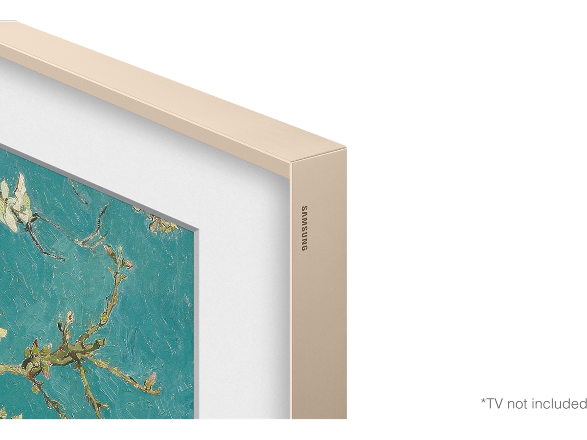 Samsung 32" LS03C The Frame (2023) + sandguldfärgad ram 20 - 49 tums TV