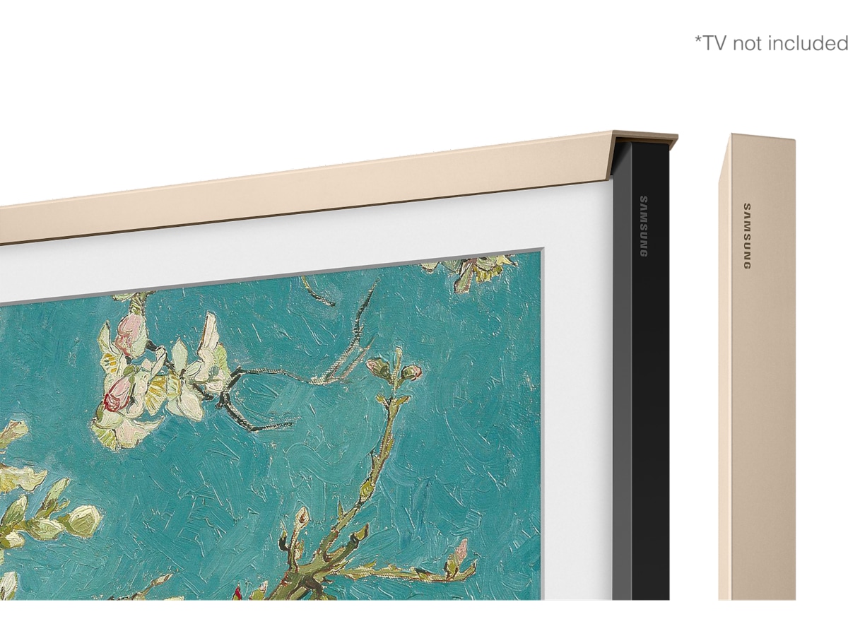 Samsung 32" LS03C The Frame (2023) + sandguldfärgad ram 20 - 49 tums TV
