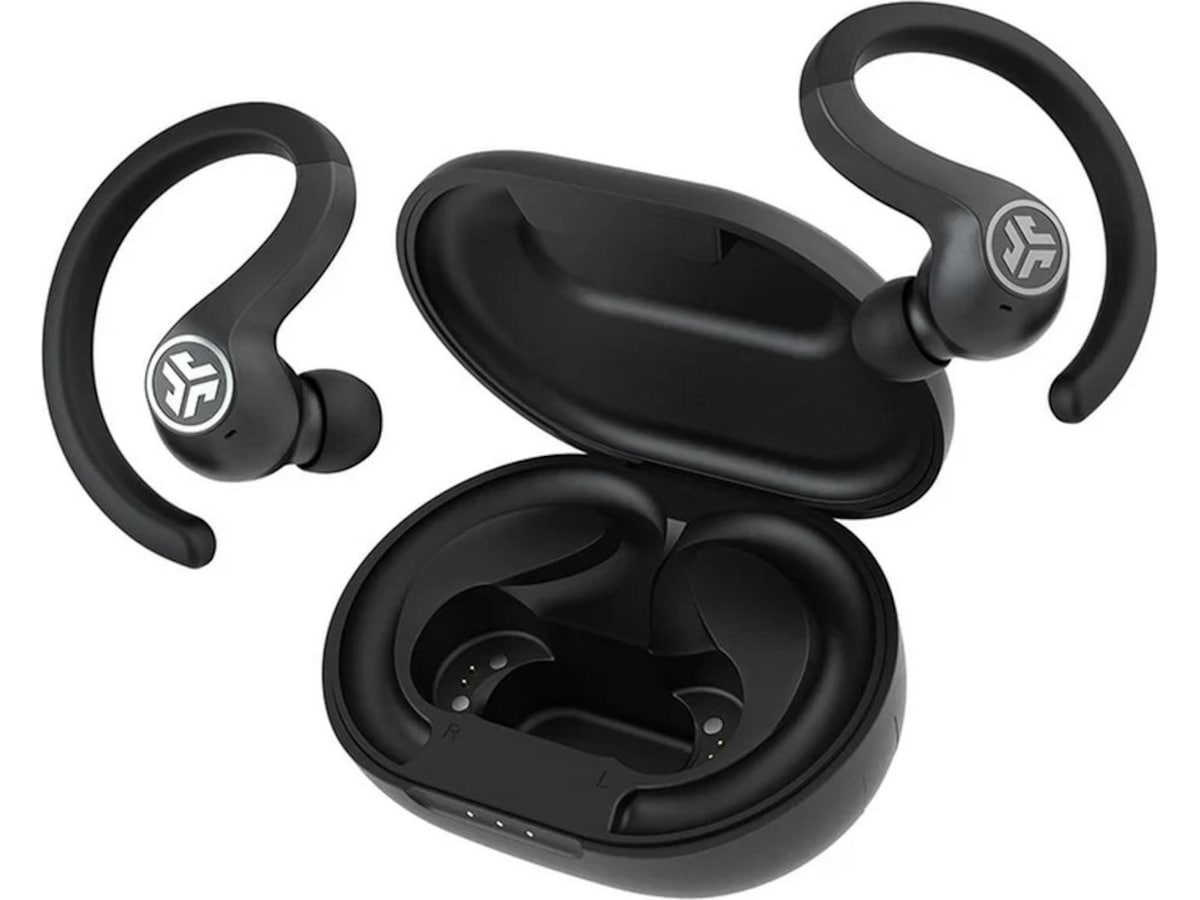 JBuds Air Sport True Wireless Öronproppar (svart) In-ear hörlurar