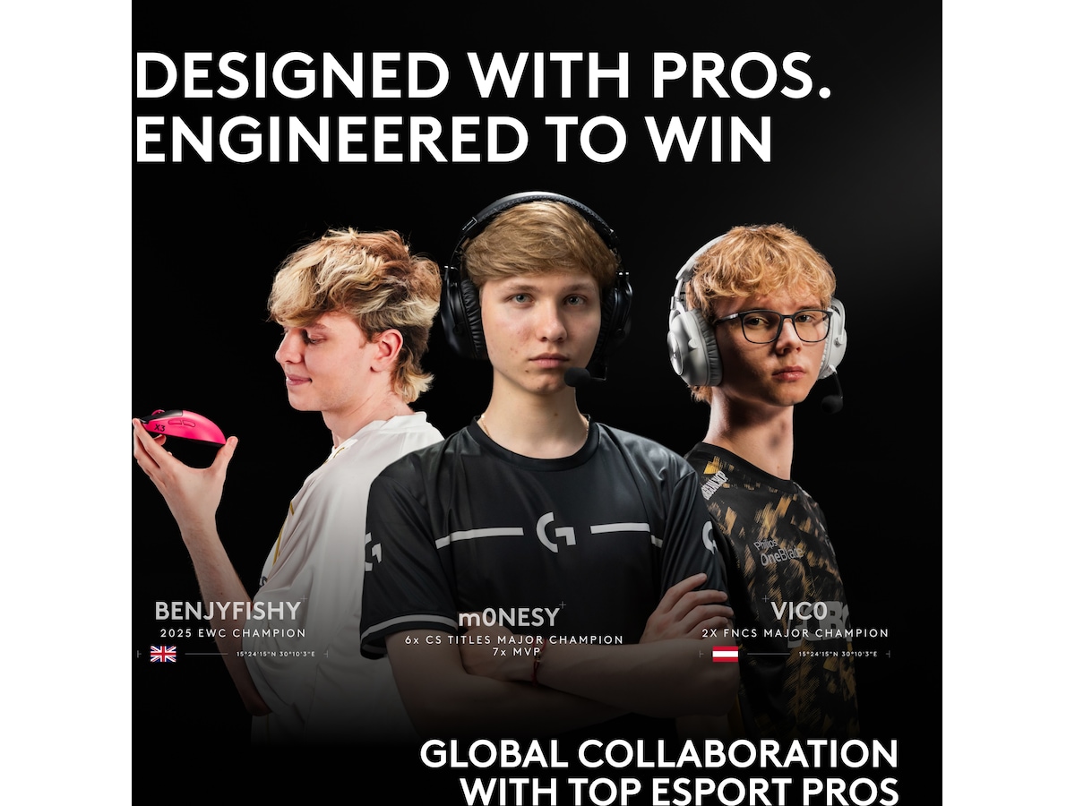 Logitech G PRO X3 SUPERSTRIKE trådlös gamingmus (svart) Gamingmus