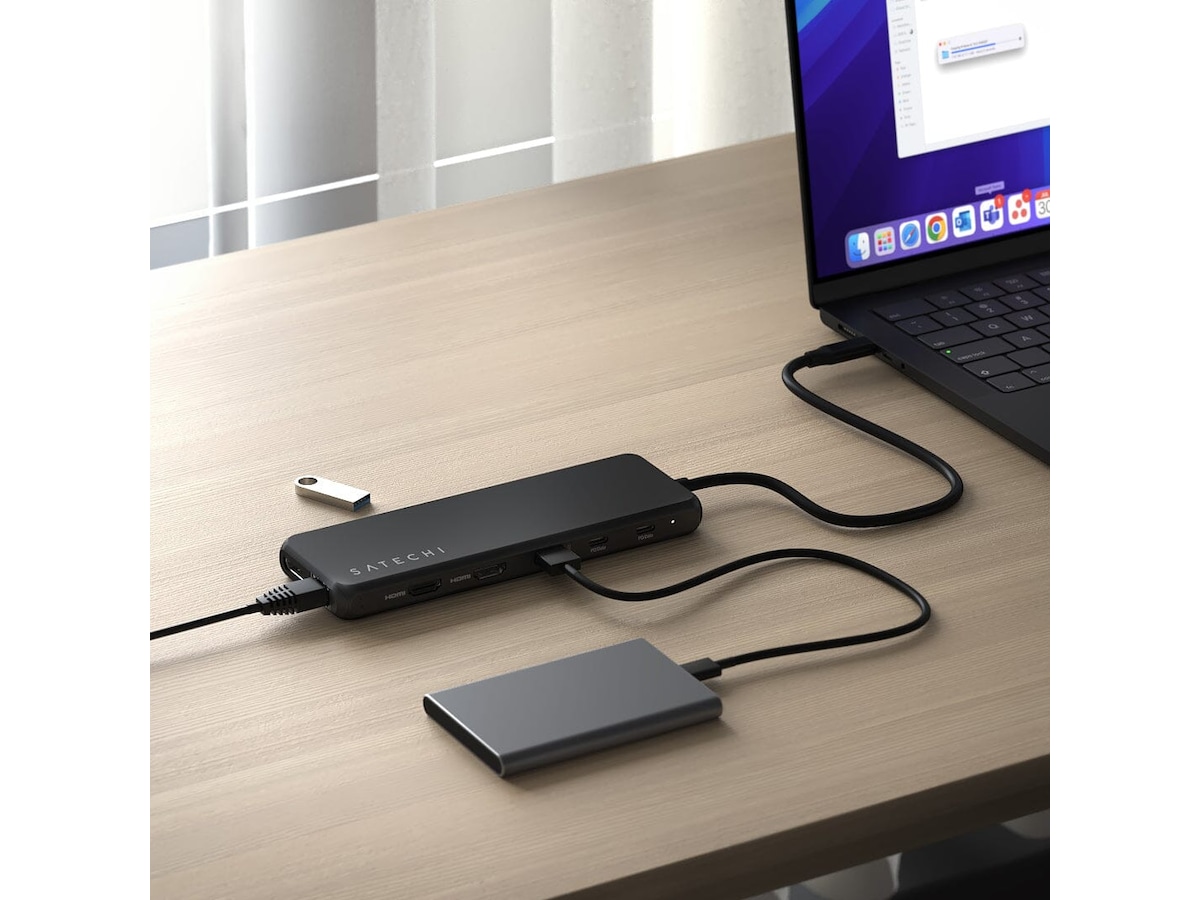 Satechi 13-i-1 USB-C Multiportadapter Dockningsstation och USB-hub