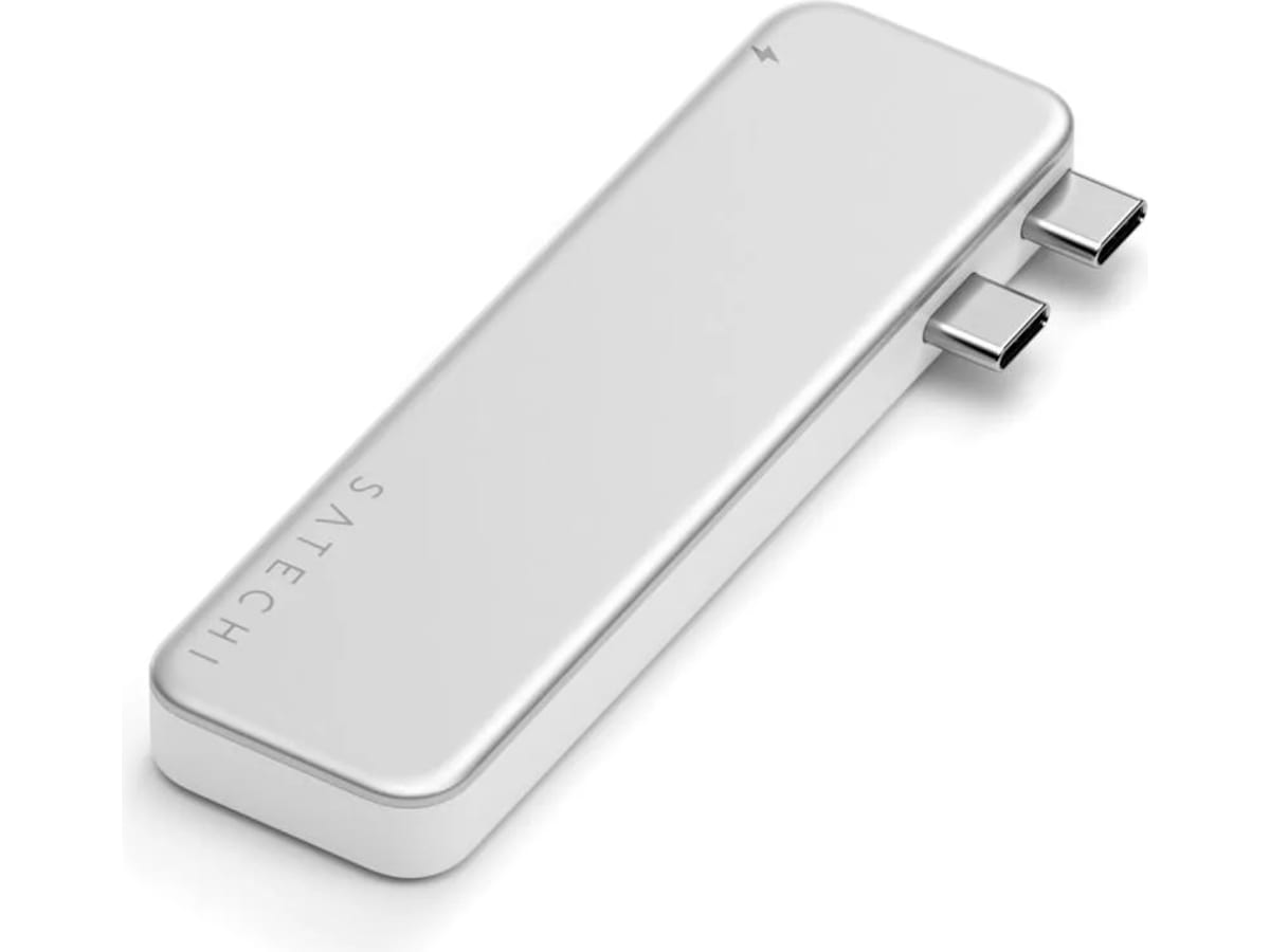 Satechi USB-C Snap Hub för MacBook Neo (silver) Dockningsstation och USB-hub