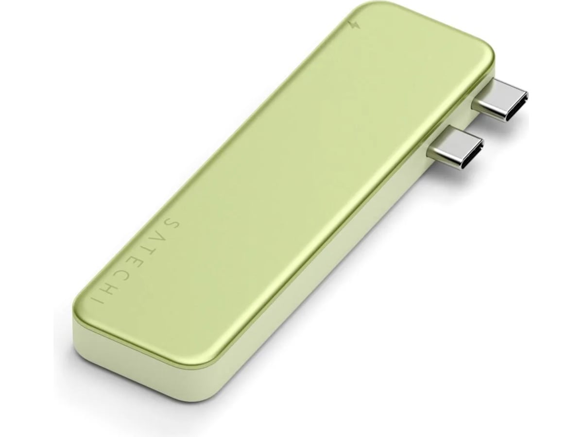 Satechi USB-C Snap Hub för MacBook Neo (citrus) Dockningsstation och USB-hub