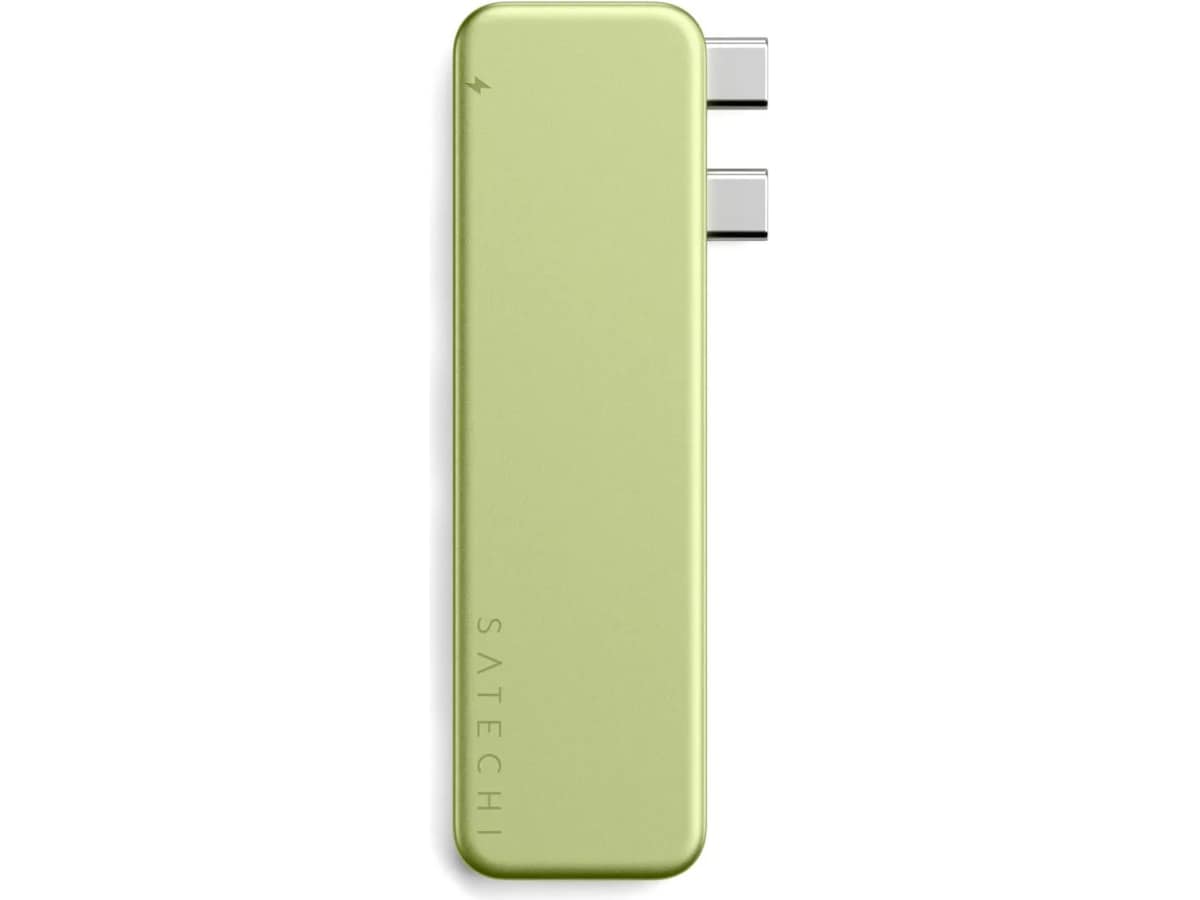Satechi USB-C Snap Hub för MacBook Neo (citrus) Dockningsstation och USB-hub