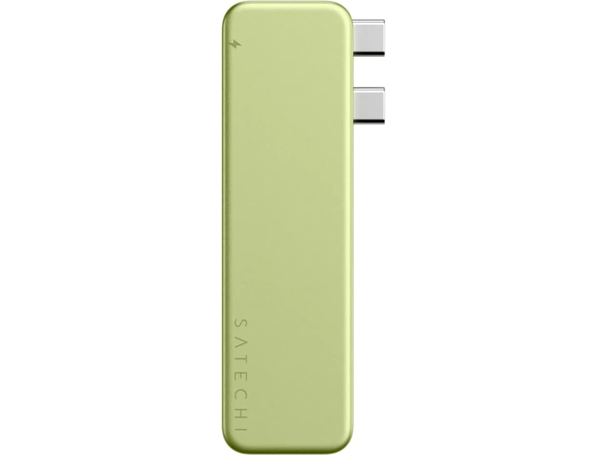 Satechi USB-C Snap Hub för MacBook Neo (citrus) Dockningsstation och USB-hub