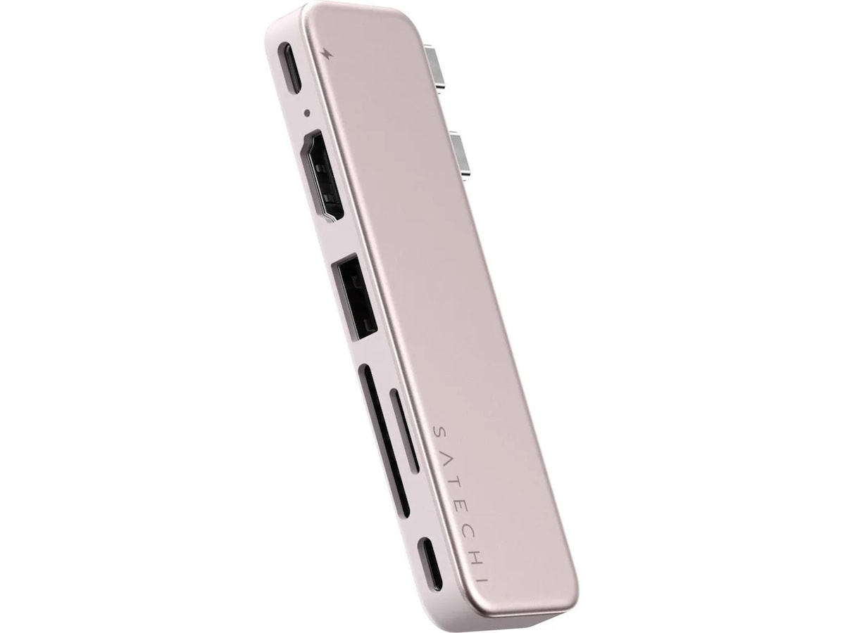 Satechi USB-C Snap Hub för MacBook Neo (rouge) Dockningsstation och USB-hub
