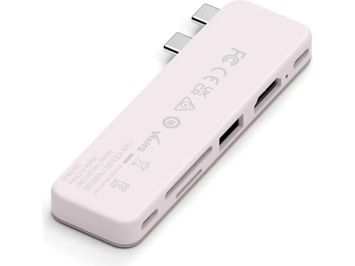 Satechi USB-C Snap Hub för MacBook Neo (rouge) Dockningsstation och USB-hub
