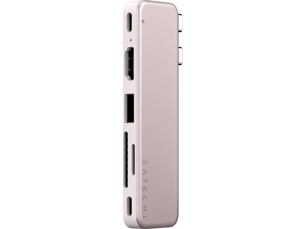 Satechi USB-C Snap Hub för MacBook Neo (rouge) Dockningsstation och USB-hub