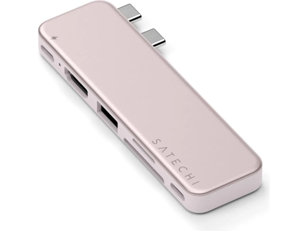 Satechi USB-C Snap Hub för MacBook Neo (rouge) Dockningsstation och USB-hub