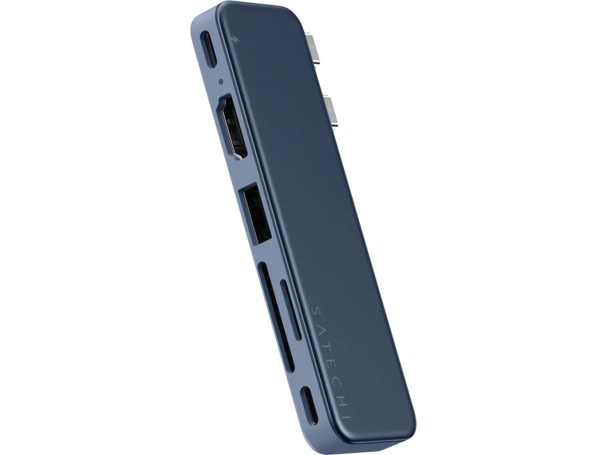 Satechi USB-C Snap Hub för MacBook Neo (indigo) Dockningsstation och USB-hub