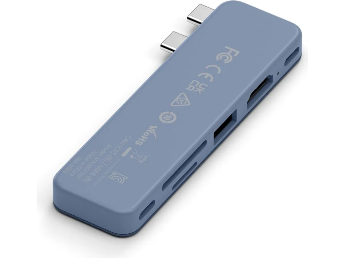 Satechi USB-C Snap Hub för MacBook Neo (indigo) Dockningsstation och USB-hub