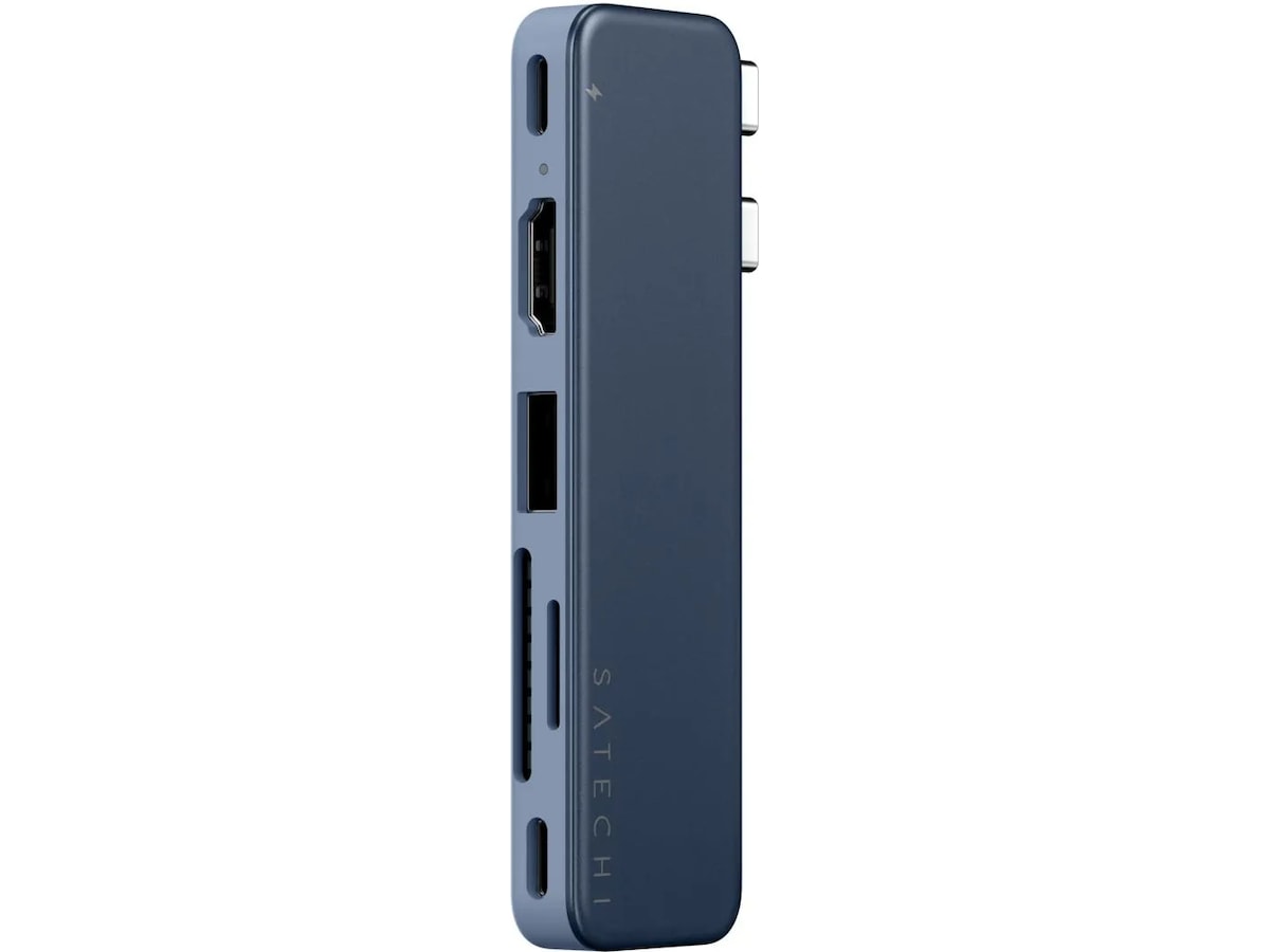 Satechi USB-C Snap Hub för MacBook Neo (indigo) Dockningsstation och USB-hub