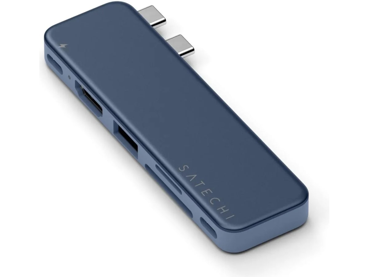 Satechi USB-C Snap Hub för MacBook Neo (indigo) Dockningsstation och USB-hub