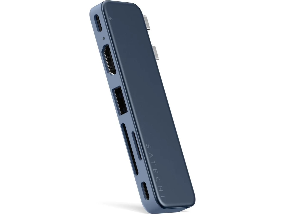 Satechi USB-C Snap Hub för MacBook Neo (indigo) Dockningsstation och USB-hub