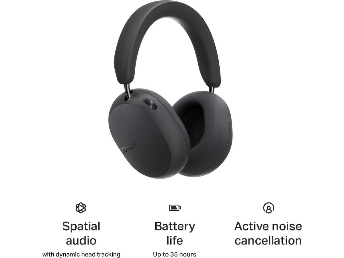 Sonos Ace Ultra Trådlösa Hörlurar (Svart) Hörlurar