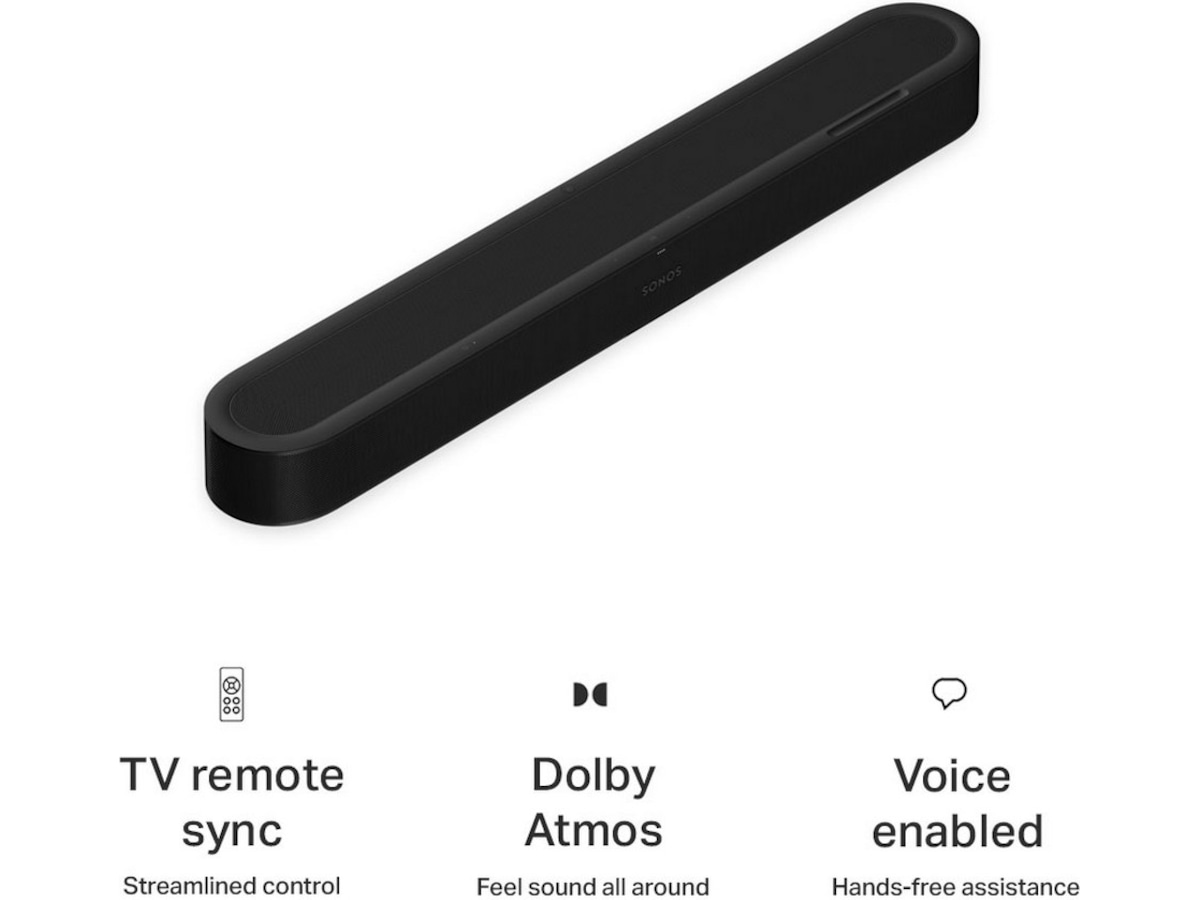 Sonos Beam Ultra ljudplank (svart) Soundbars