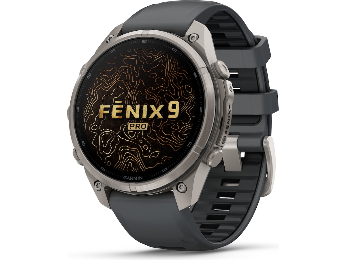 Garmin Fenix 9 Pro 47mm GPS (graphite/svart) Smartwatches
