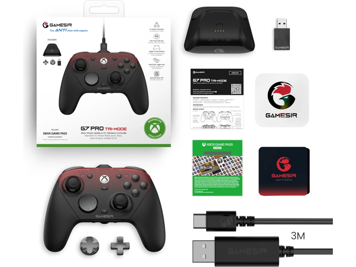 GameSir G7 Pro Trådlös Kontroller (Shadow Ember) Tillbehör till spelkonsoler