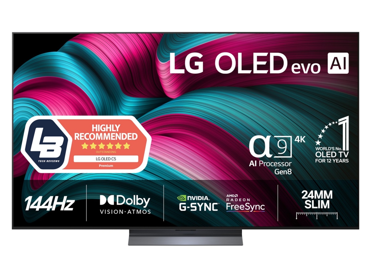 LG 55" C5 AI 4K OLED Smart TV (2025) 50 - 59 tums TV