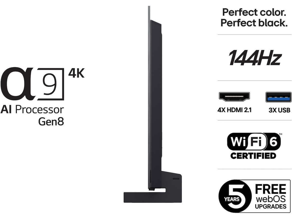 LG 42" C5 AI 4K OLED Smart TV (2025) + soundbar 20 - 49 tums TV