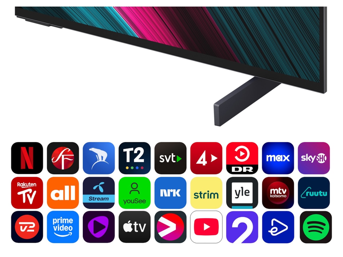 LG 42" C5 AI 4K OLED Smart TV (2025) + soundbar 20 - 49 tums TV