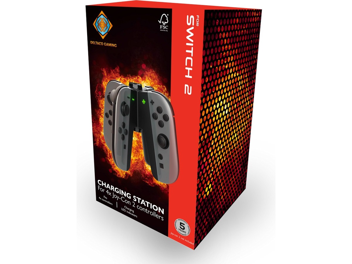 Deltaco Joy-Con laddstation Tillbehör till spelkonsoler