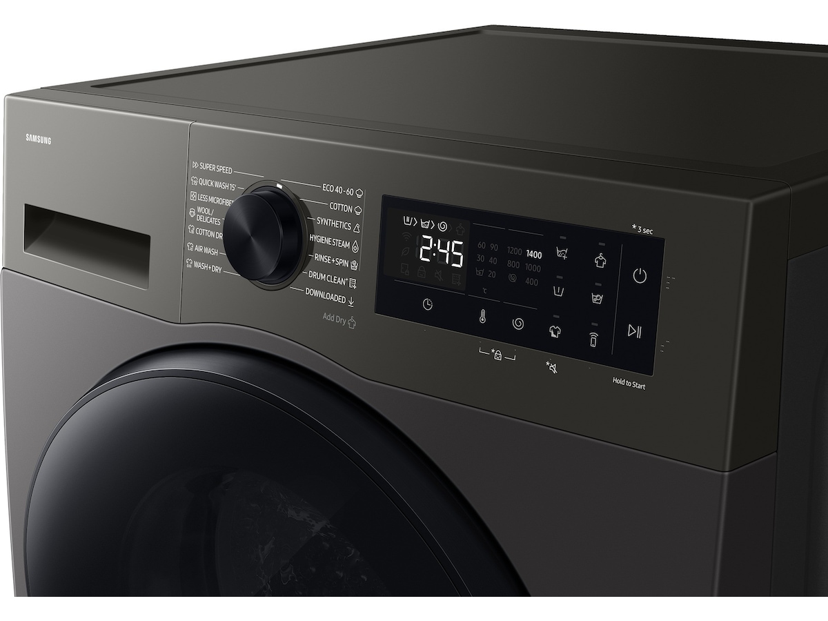 Samsung WD90HG5U34BBEE tvätt/tork (svart) Kombinerad tvättmaskin och torktumlare
