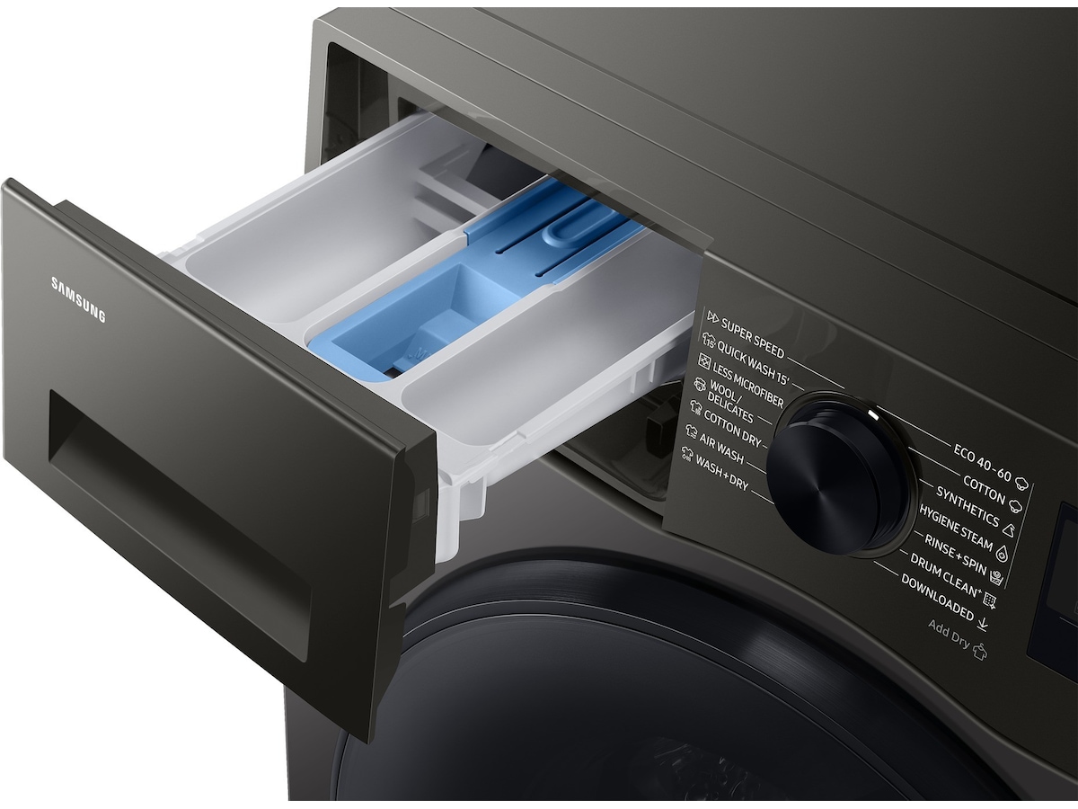 Samsung WD90HG5U34BBEE tvätt/tork (svart) Kombinerad tvättmaskin och torktumlare