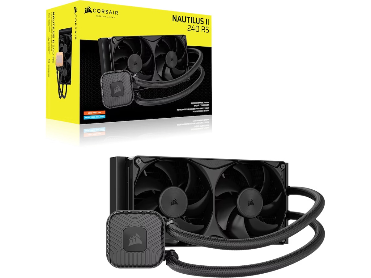 Corsair NAUTILUS II 240 RS Kylare (svart) CPU - Vattenkylning