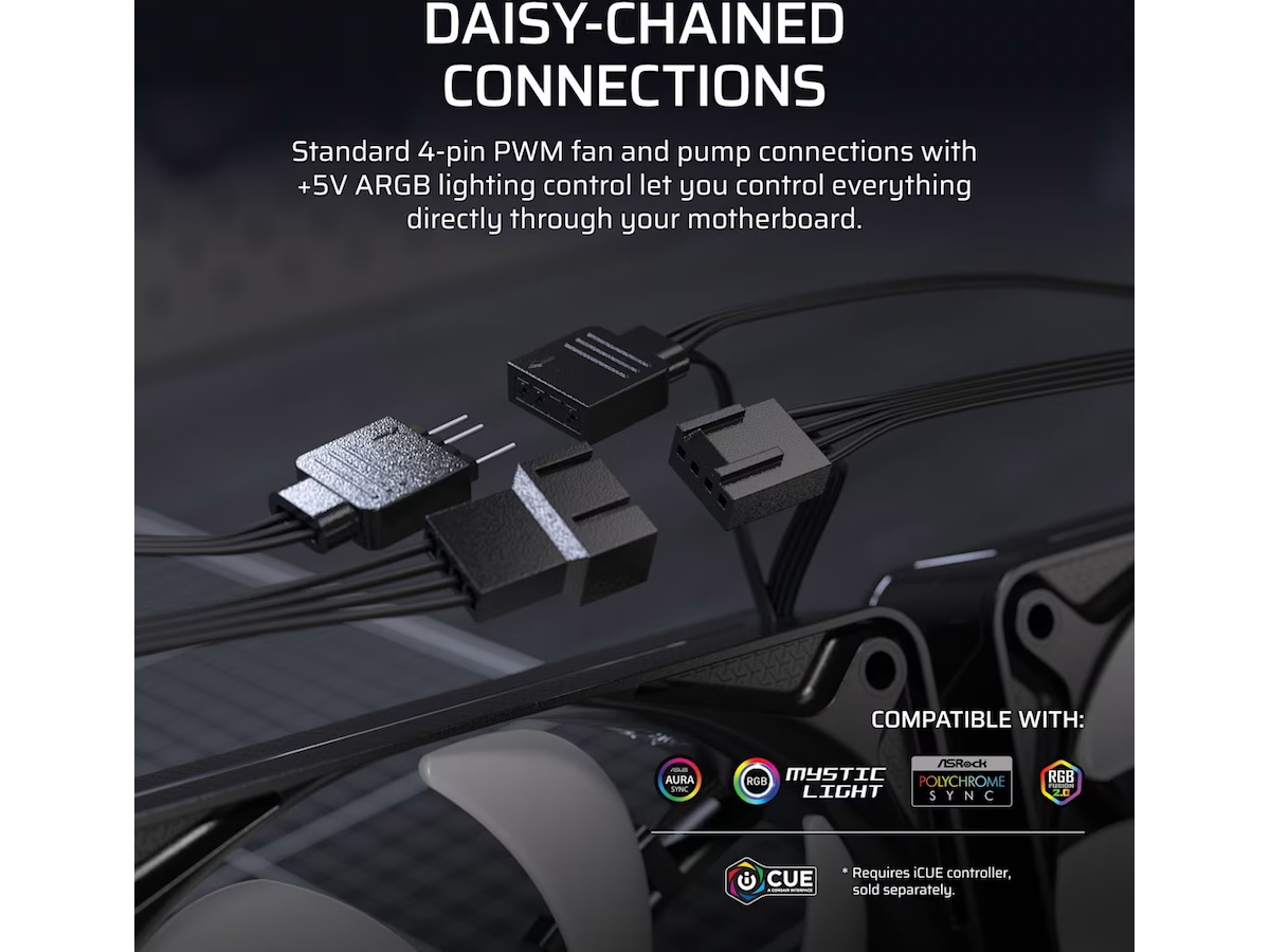 Corsair NAUTILUS II 360 RS ARGB Kylare (svart) CPU - Vattenkylning