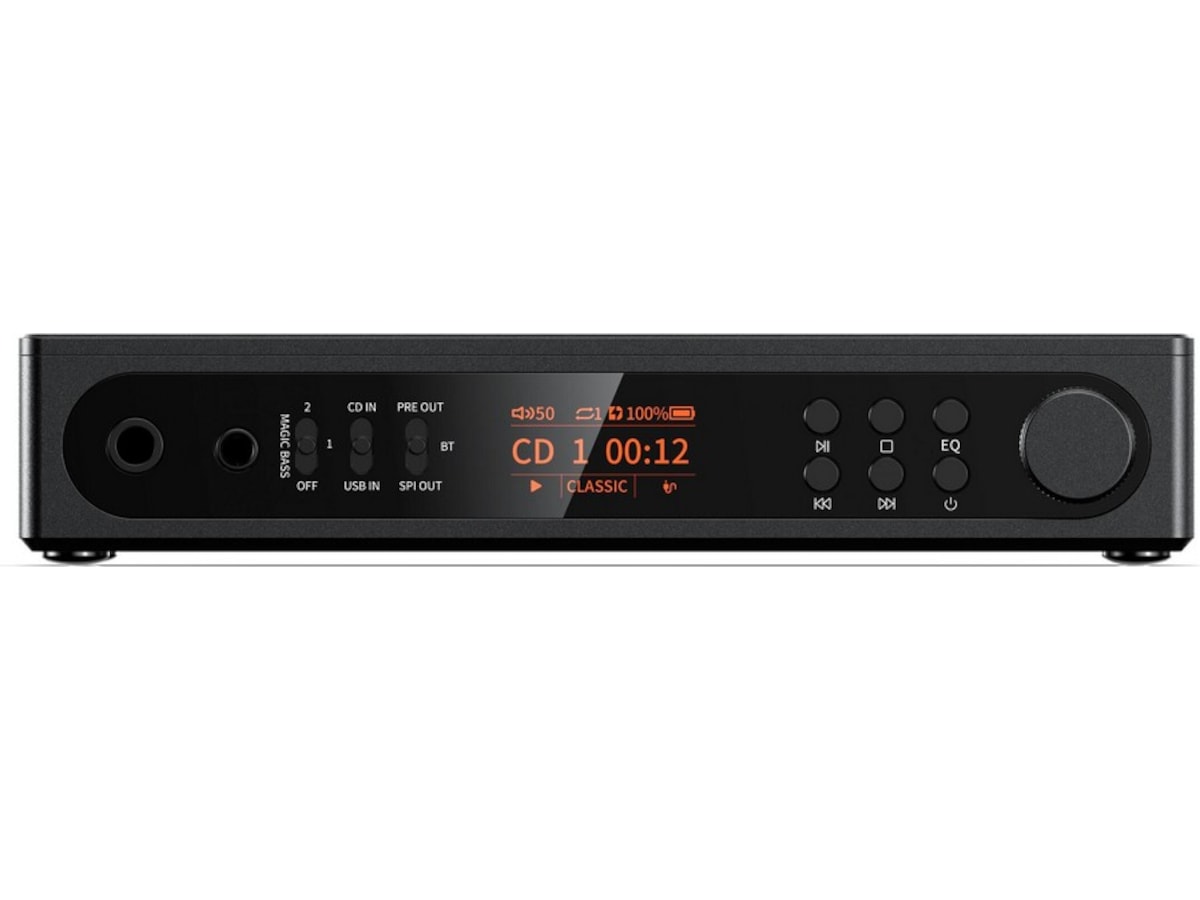 FiiO DM15 R2R CD-spelare med Bluetooth (svart) Radio & musikspelare