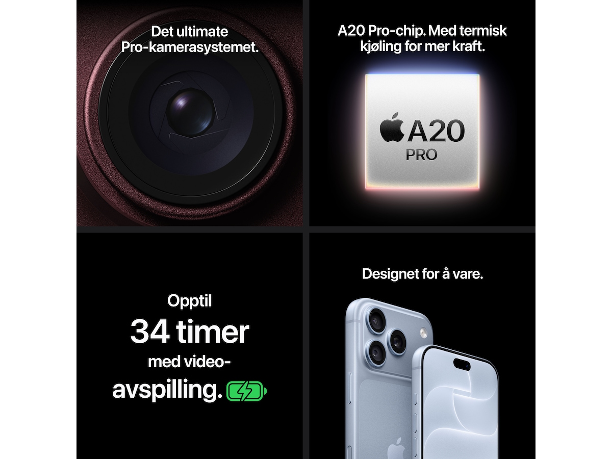 iPhone 18 Pro 512GB (silver) Mobiltelefoner