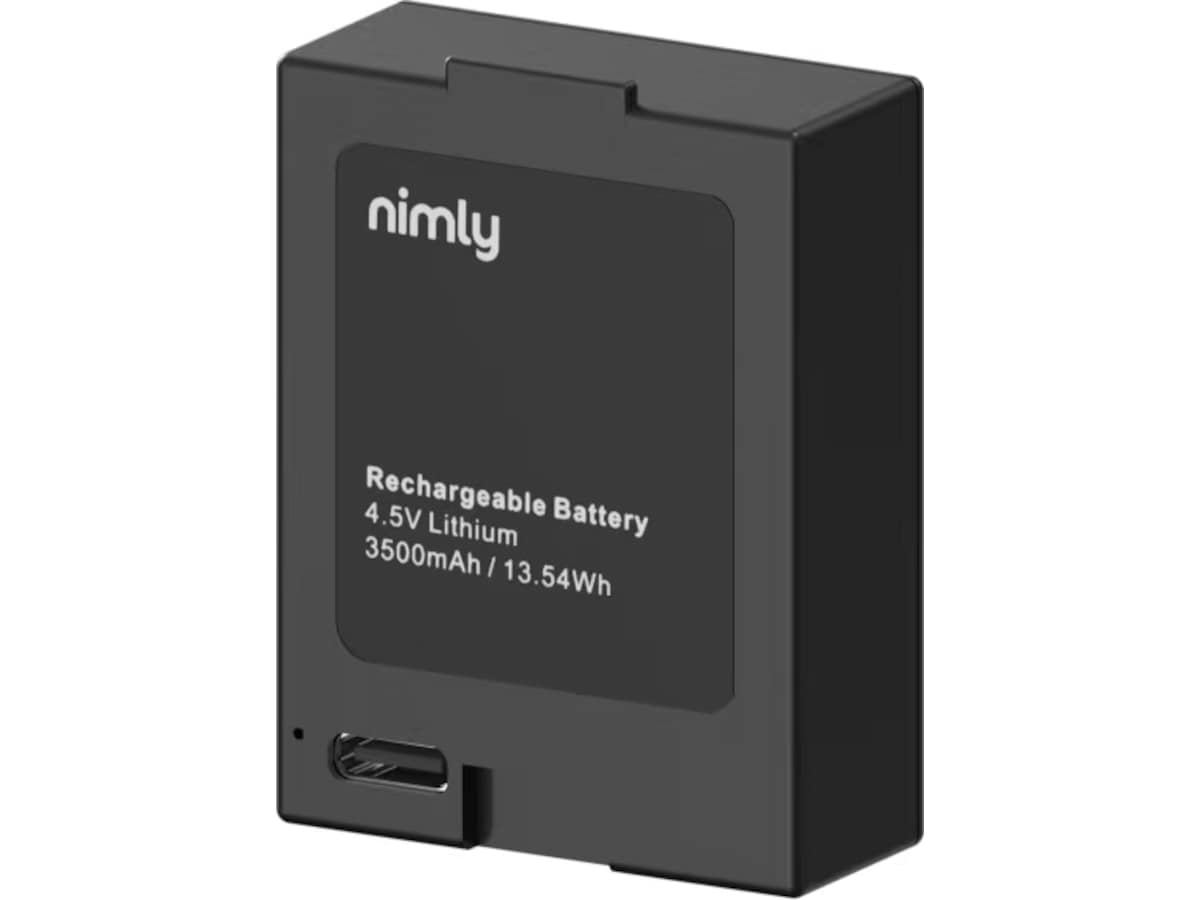 nimly Laddningsbart Batteri 4.5V 3500mAh USB-C Diverse säkerhet