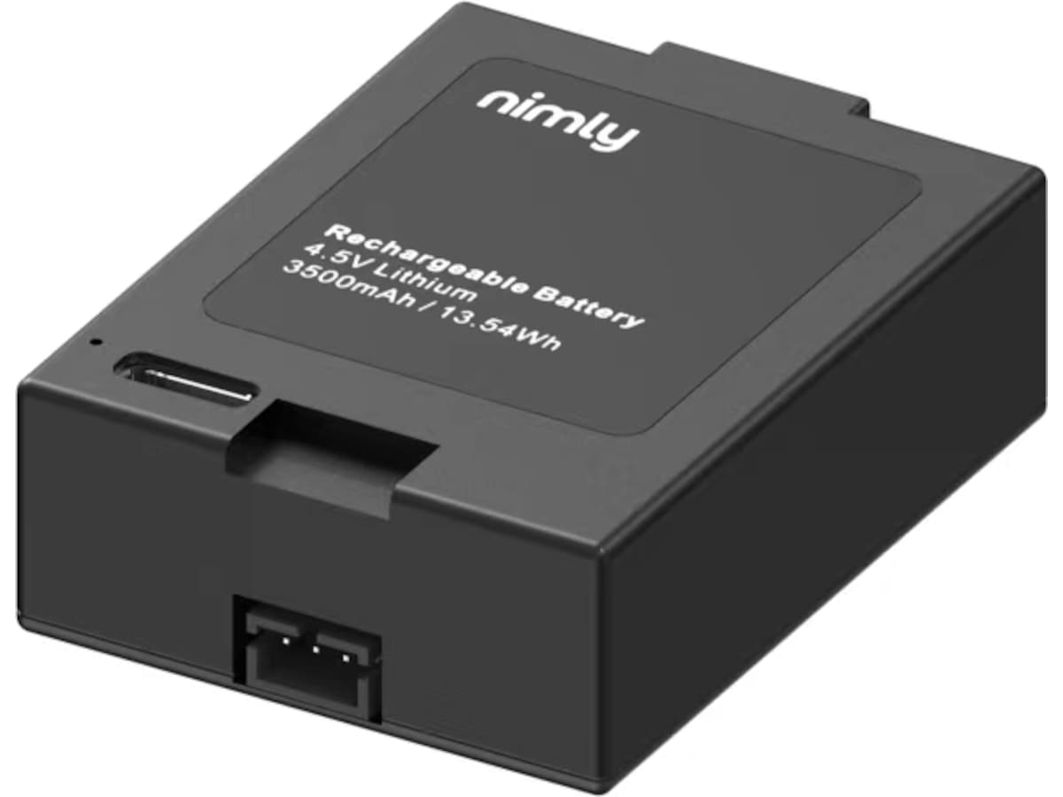 nimly Laddningsbart Batteri 4.5V 3500mAh USB-C Diverse säkerhet