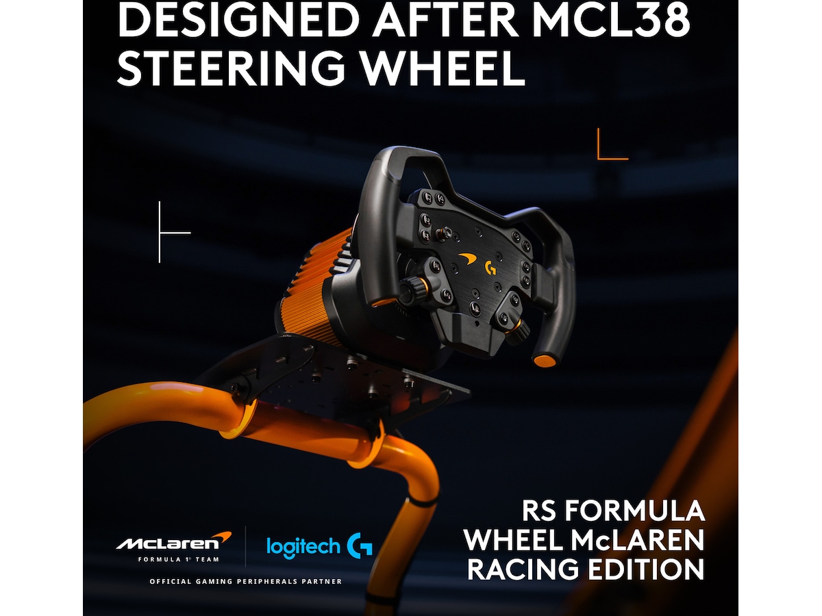 Logitech RS50 System och pedaler för PS – McLaren Racing Edition Ratt och pedaler