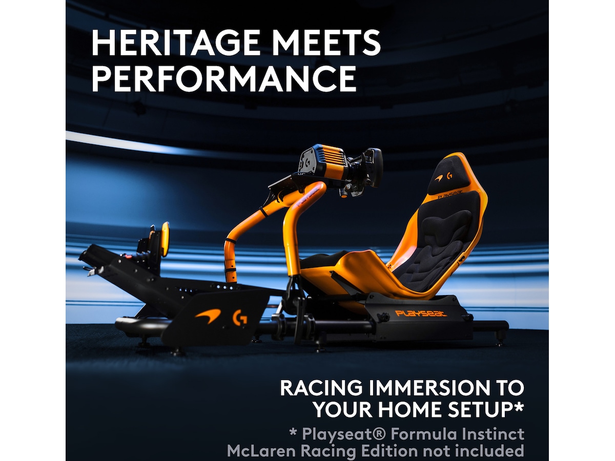 Logitech RS50 System och pedaler för PS – McLaren Racing Edition Ratt och pedaler