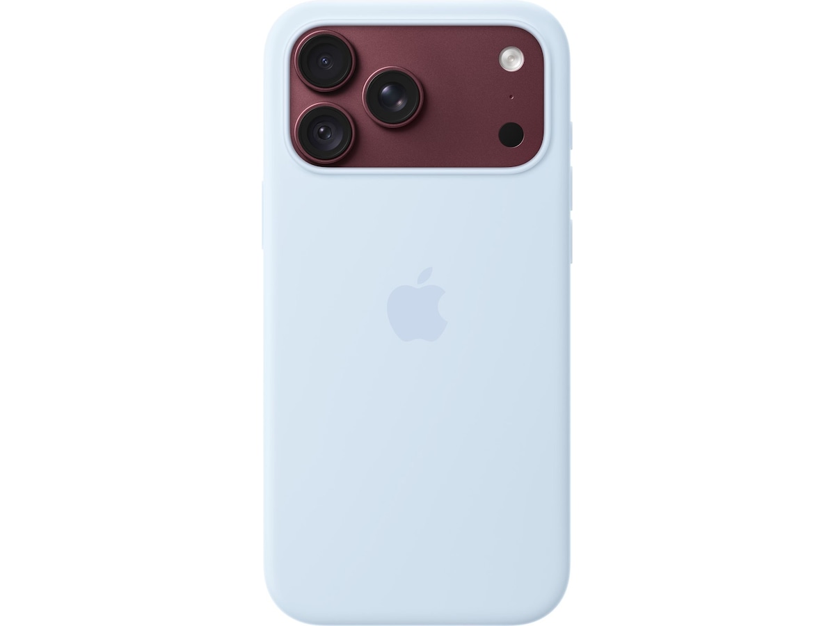 Apple iPhone 18 Pro Max silikonfodral (crisp blue) Mobilskal