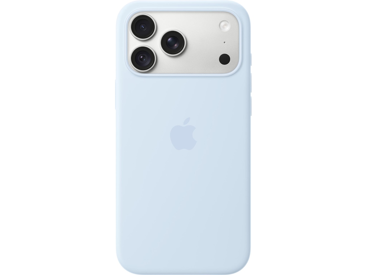 Apple iPhone 18 Pro Max silikonfodral (crisp blue) Mobilskal